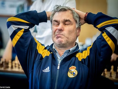 Vasili Ivanchuk, durante el Abierto de Gibraltar de 2019