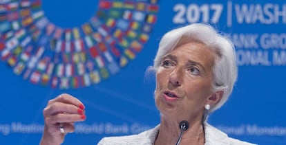 La directora gerente del Fondo Monetario Internacional (FMI), Christine Lagarde.