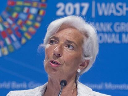 La directora gerente del Fondo Monetario Internacional (FMI), Christine Lagarde.