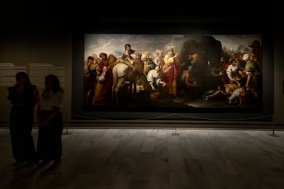 ’Moisés haciendo brotar agua de la roca de Horeb’, obra de Bartolomé Esteban Murillo.