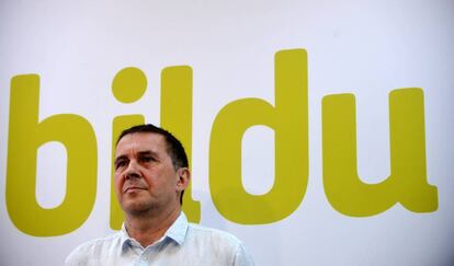 Arnaldo Otegi, candidato de Bildu. 