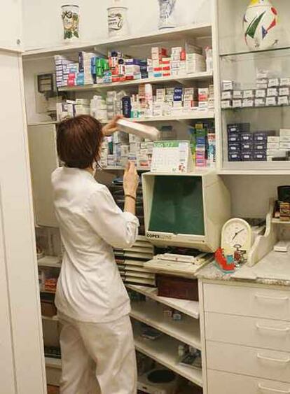 Una farmacia de Bilbao.