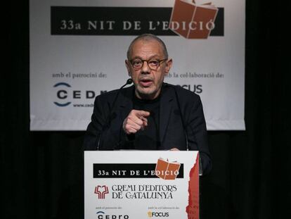 Lluís Pasqual, al recibir el Premio Atlántida.