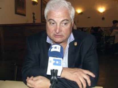 En la imagen, el presidente de Panamá, Ricardo Martinelli. EFE/Archivo