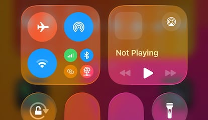 Efecto Liquid Glass en iOS 26 beta 3