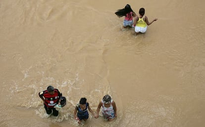 Inundaciones en Rio Branco, en el estado de Acre, Brasil.