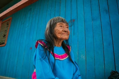 Leona Arévalo es una de las abuelas mayores en la comunidad Shipibo-Konibo de Junín Pablo.