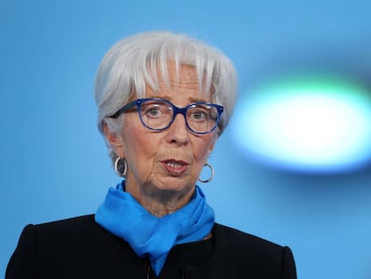 La presidenta del BCE, Christine Lagarde, el pasado 28 de octubre.