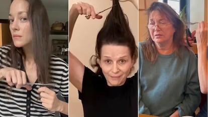 French stars cutting their hair