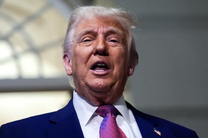 Donald Trump, este martes en el Capitolio de Washington.