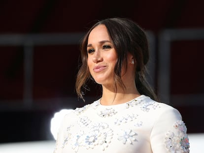 Meghan Markle en el escenario del 2021 Global Citizen Live en el Central Park de Nueva York, en septiembre de 2021.