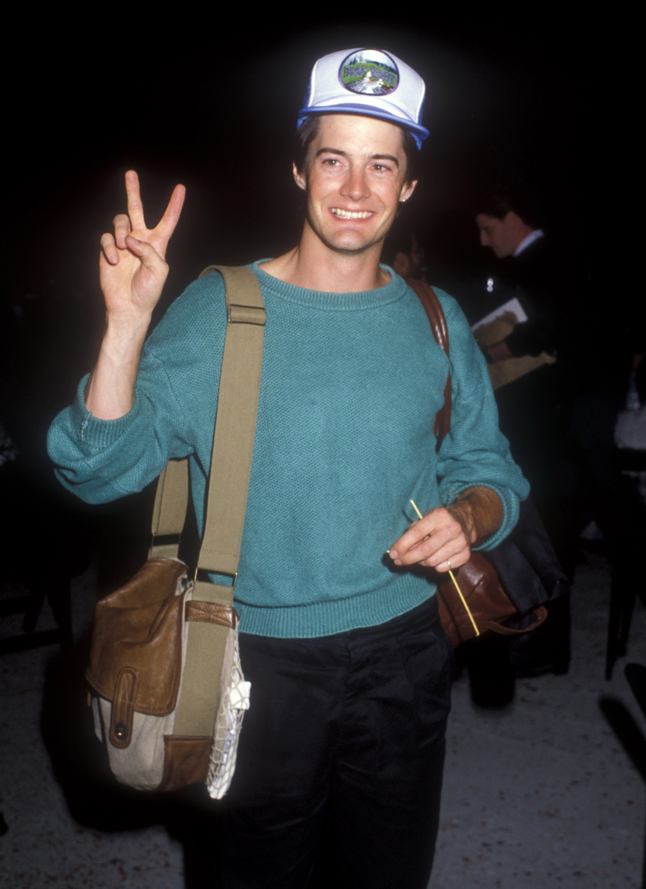 Kyle MacLachlan en un acto benéfico en 1986.