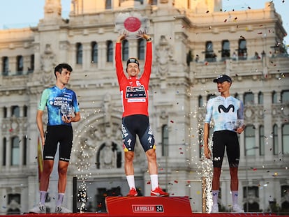 Roglic, O'Connor y Mas