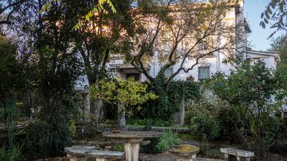 Rincón de la Finca de los Almendros donde el dramaturgo Carlos Arniches recibió a Rafael Alberti, Eduardo Ugarte o Federico García Lorca.