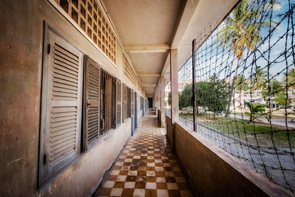 El museo conmemorativo del genocidio de los Jemeres Rojos de Tuol Sleng, en Phnom Penh (Camboya)
