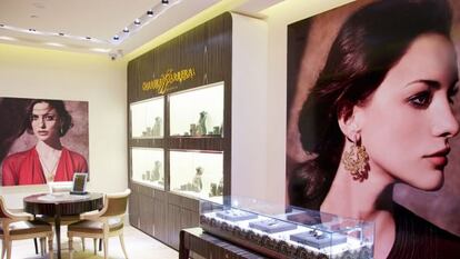 Tienda de la firma de lujo española Carrera y Carrera.