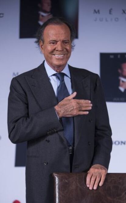 Julio Iglesias, en una presentación México