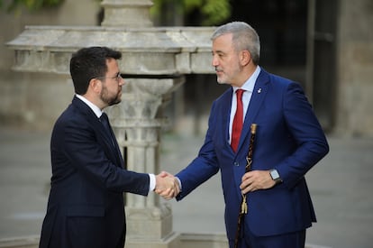 Pere Aragonès y Jaume Collboni