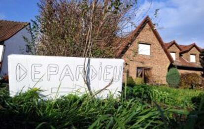 La vivienda del intérprete galo en dicha localidad.