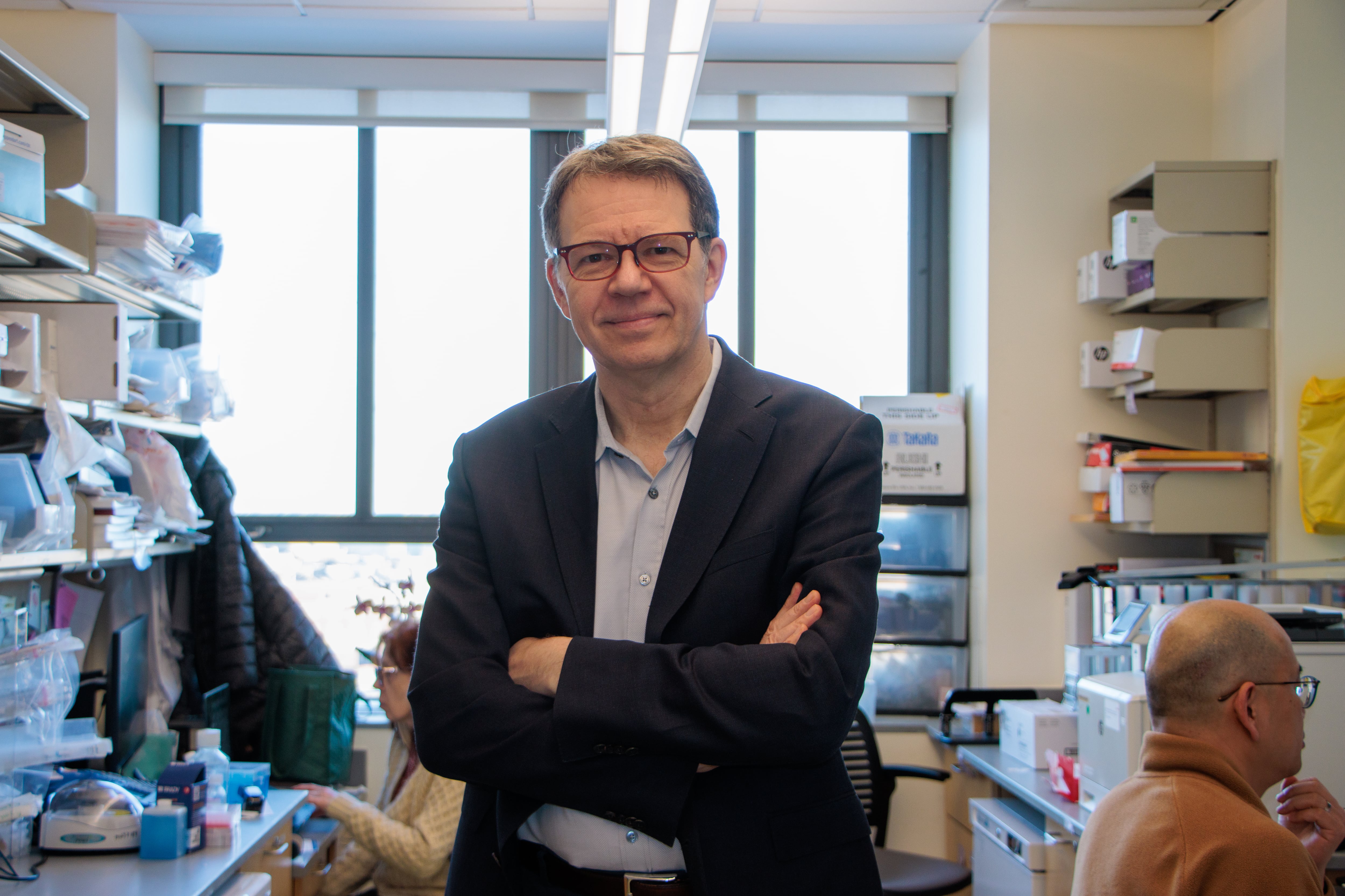 El inmunólogo Michel Sadelain, en la Universidad de Columbia, en Nueva York.