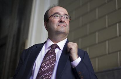Miquel Iceta, hace unos días en Barcelona