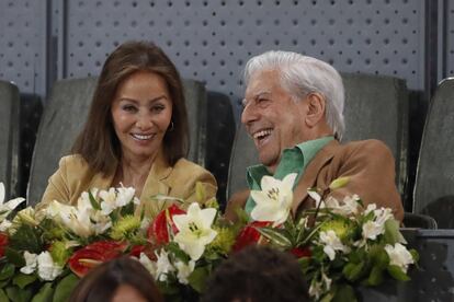Isabel Preysler y Mario Vargas Llosa, en el Masters Series Madrid 2019.