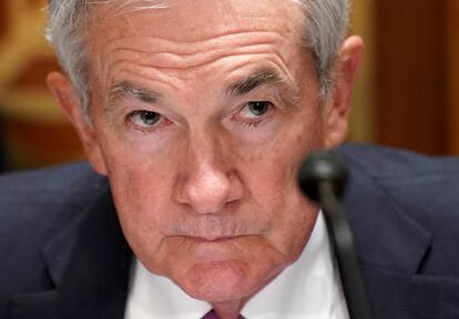 Jerome Powell, presidente de la Reserva Federal, en una audiencia ante el Congreso en julio pasado.