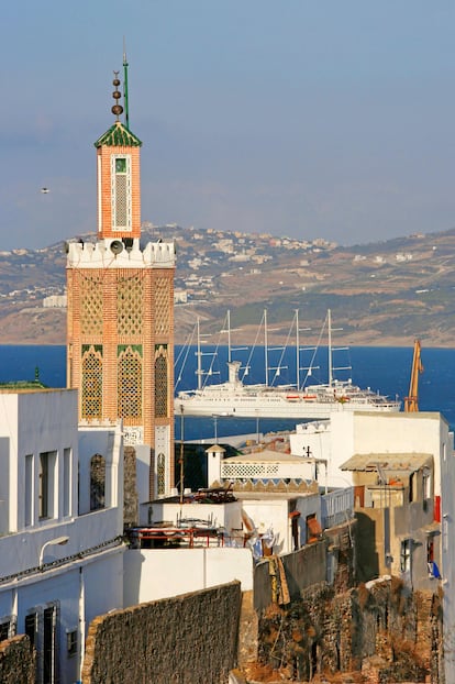 Minarete en Tánger.