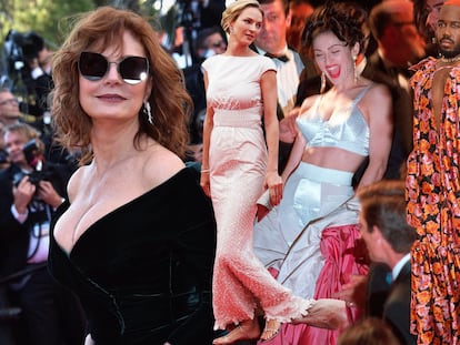 Del tanga de Victoria Abril a los pies descalzos de Julia Roberts: 11 escándalos sobre la alfombra roja de Cannes