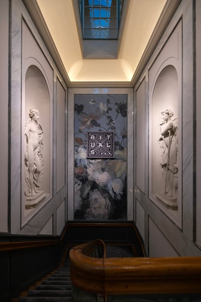 Interior de la sede de Rituals en Ámsterdam, un edificio recién restaurado y repleto de obras de arte.