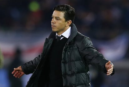 El entrenador de River, Marcelo Gallardo