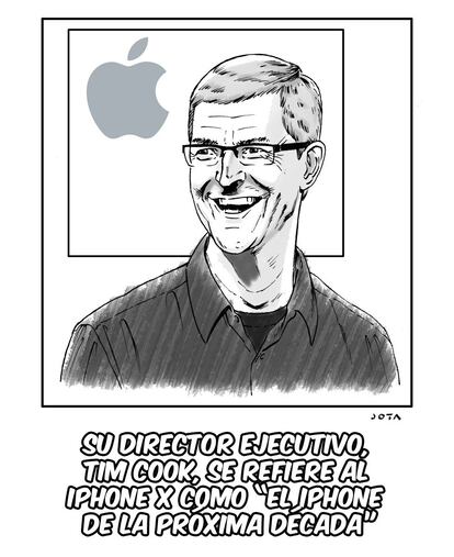 Su director ejecutivo, Tim Cook, se refiere al iPhone X como “el iPhone de la próxima década”.