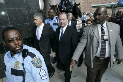 Jeffrey Skilling, a su llegada al tribunal de Houston.