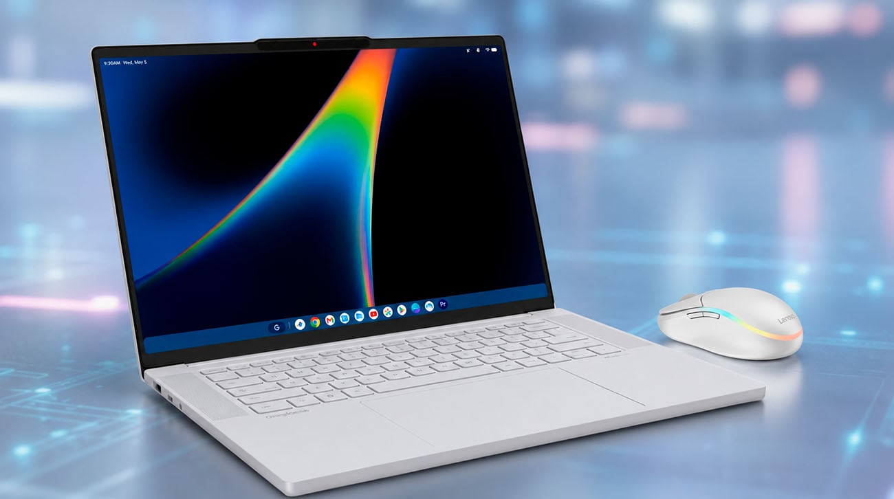 Lenovo presenta su primer Googlebook: panel OLED 2.8K, Gemini y gran autonomía