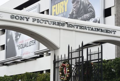 Entrada a los estudios Sony en Culver City (California).