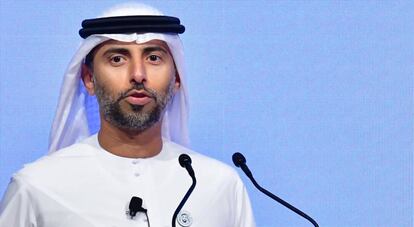 El ministro de Energía de Emiratos Árabes Unidos, Suhail Mohamed al-Mazrouei.