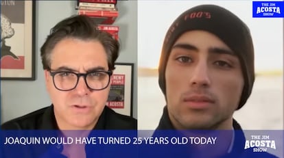 Jim Acosta entrevista a la IA de Joaquín Oliver.