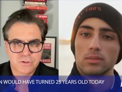 Jim Acosta entrevista a la IA de Joaquín Oliver.