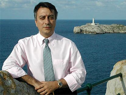 Carlos Cordón-Cardo, la pasada semana en el recinto del Palacio de la Magdalena, sede la UIMP en Santander.