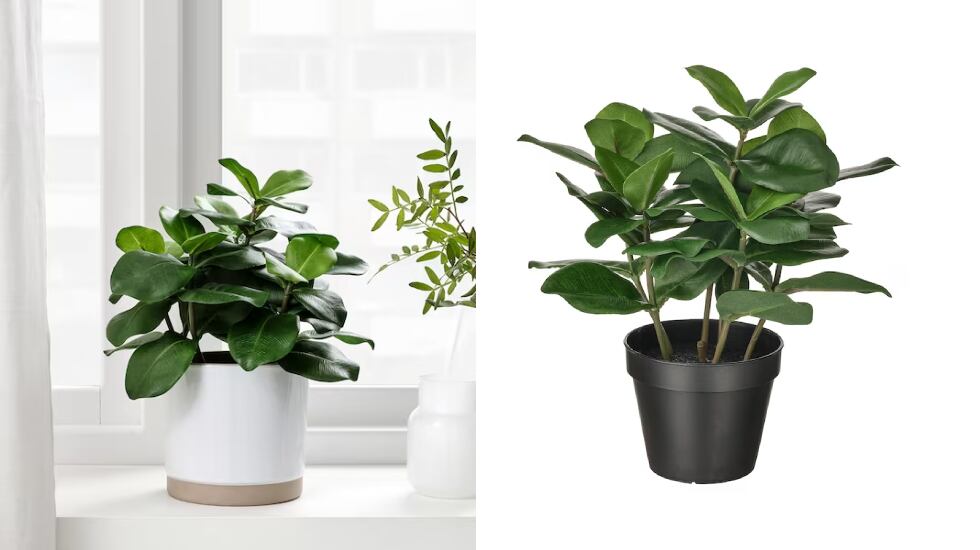 Una planta artificial que se acopla tanto a interiores como exteriores. IKEA.