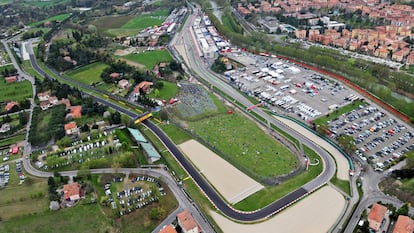 El circuito de Imola.