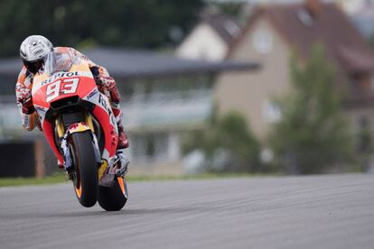 Márquez, en Sachsenring.