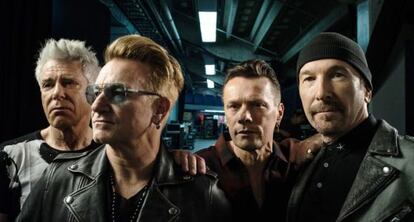 Adam Clayton, Bono, Larry Mullen Jr. y The Edge.