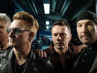 Adam Clayton, Bono, Larry Mullen Jr. y The Edge.