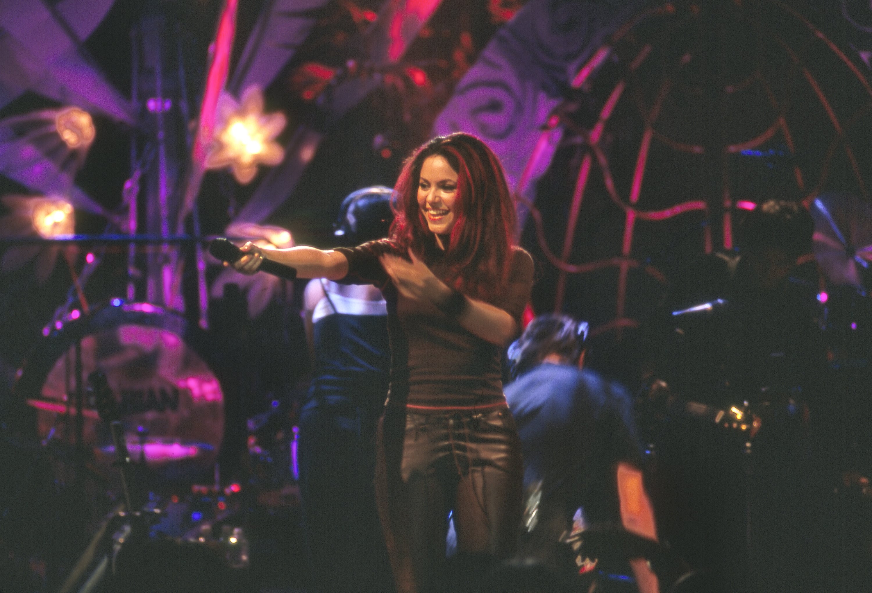 Shakira, en un concierto en Nueva York en 1999.