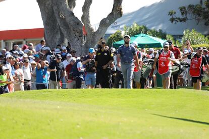 Rahm, este viernes en Valderrama.