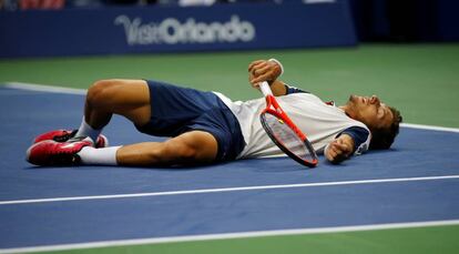 Carre&ntilde;o, durante las semifinales contra Anderson.