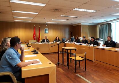 Juicio con jurado contra Nelson Parra, presunto asesino de Matilde Castro, en la Audiencia Provincial de Madrid.