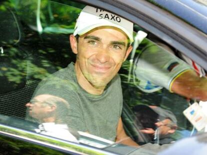 Contador, durante la pasada Ruta del Sur.