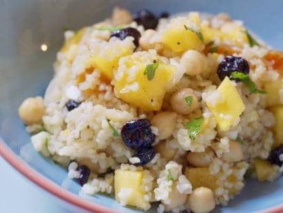 Tres ensaladas que se pueden hacer con cualquier legumbre